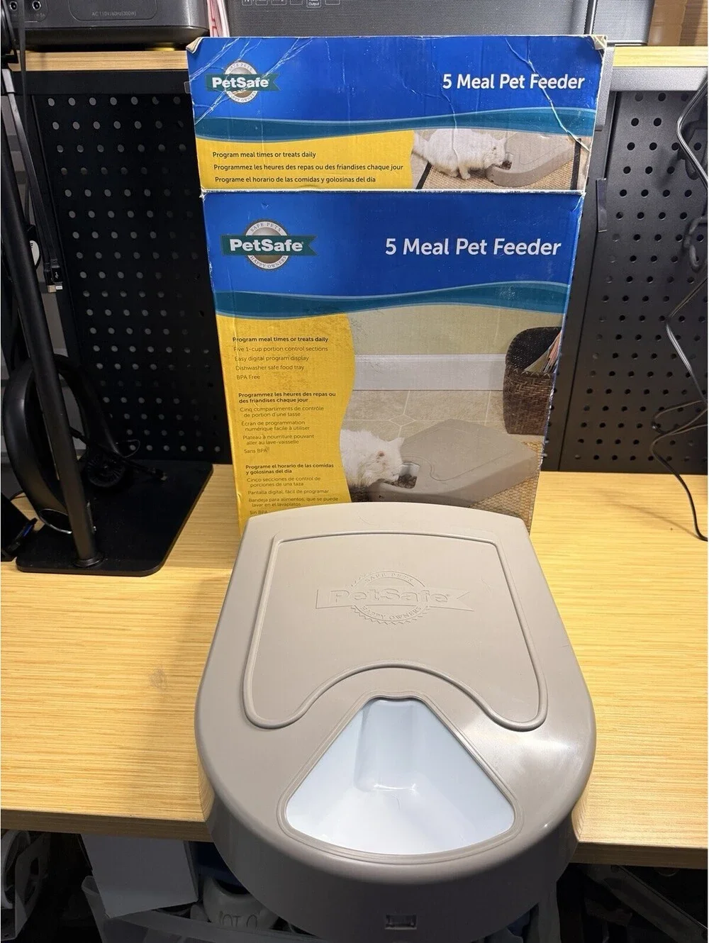 PetSafe 5 Meal Pet Feeder Automatic Feeder New Never used